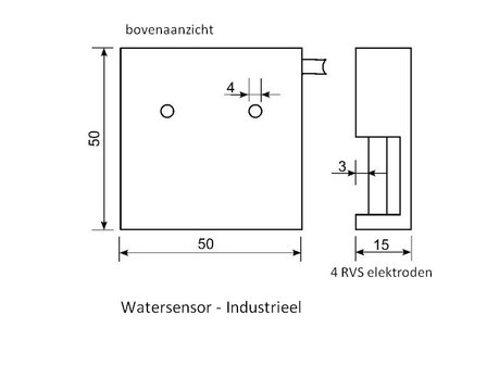 Waterdetectie-sensor