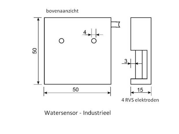 Waterdetectie-sensor